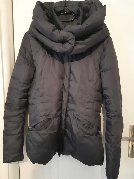 Geaca de iarna femei, calduroasa, culoare gri