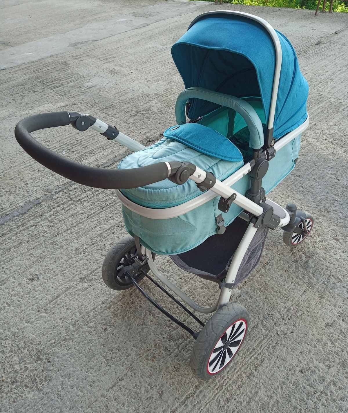 Комбинирана бебешка количка + кош за кола