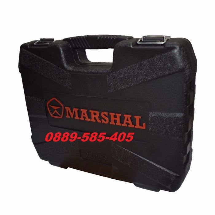 Качествено РУСКО гедоре от 108 части на марката Marshal в куфар