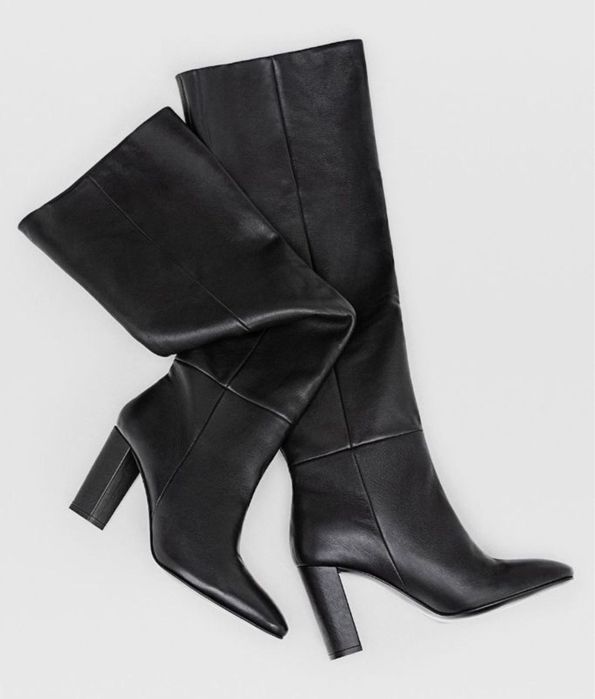 Zara Сапоги на каблуке