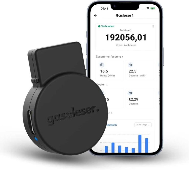 Cap de citire inteligent WLAN pentru contor BK, contor de gaz