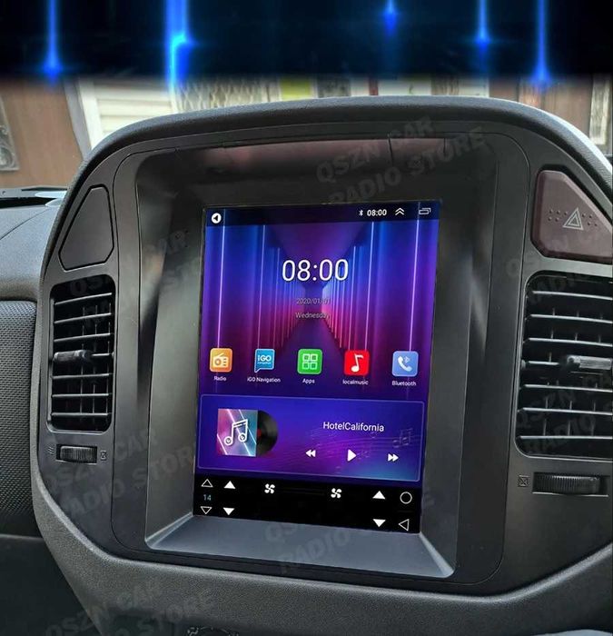 Мултимедия за Mitsubishi Pajero Android Навигация V60 V68 V73 махагон