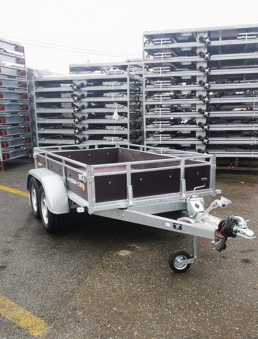 REMORCA CLUJ, CARGO 25 W/1300 kg-2500*1350*400 mm- CU SISTEM FRANARE