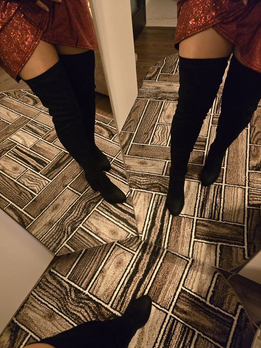 Cizme peste genunchi, Asos, marimea 39 (25.5cm)