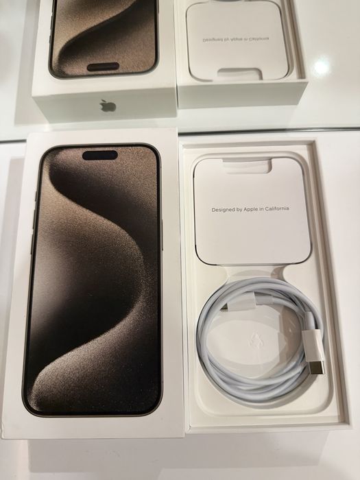 iPhone 15 Pro 128GB – Natural Titanium