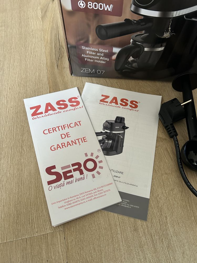 Espressor cafea Zass
