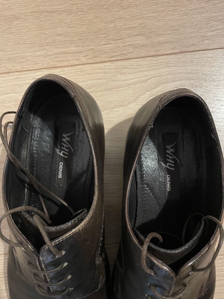 Pantofi piele marca Why Denis