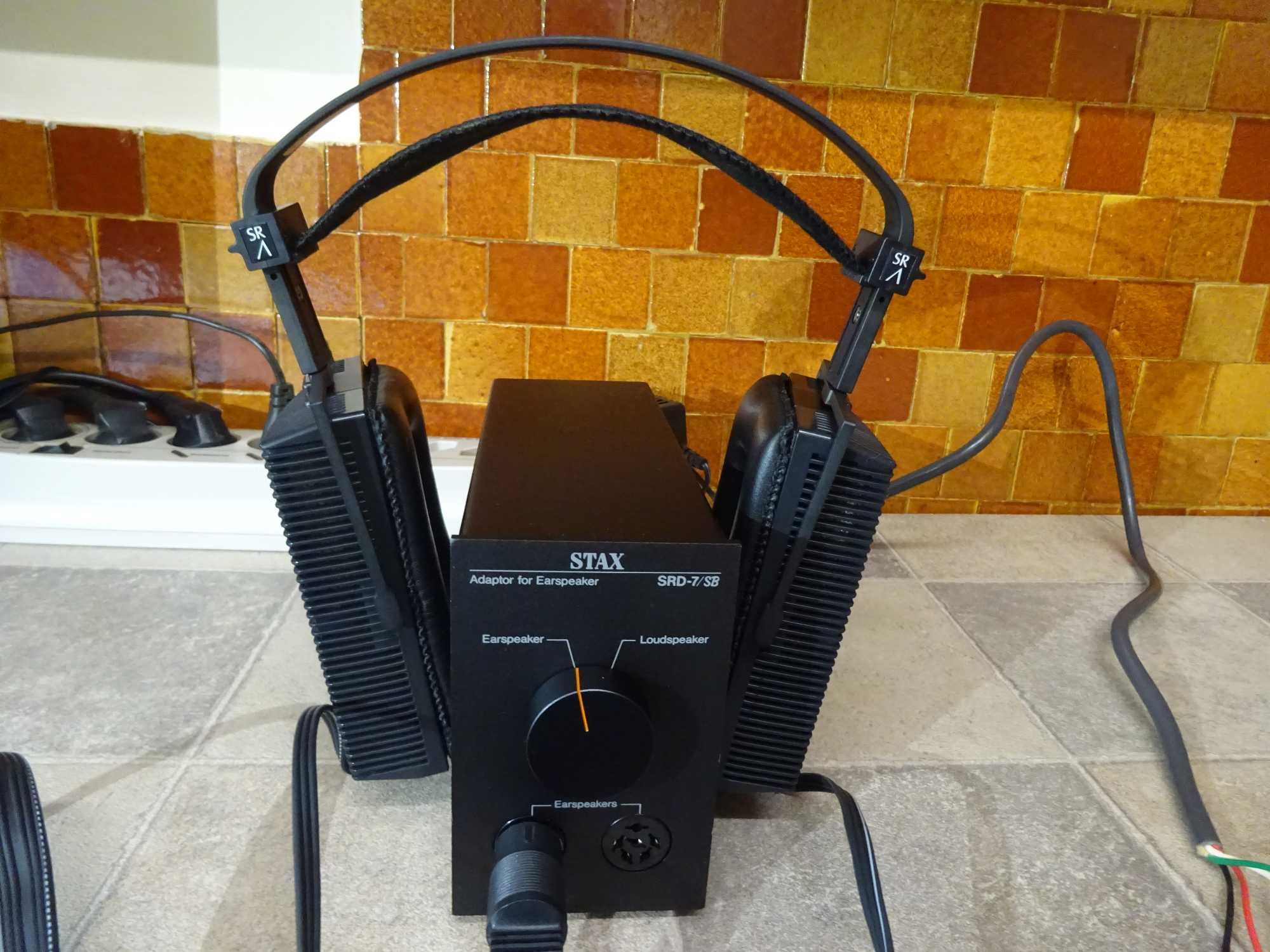 Casti audio electrostatice vintage STAX SR-Lambda + SRD-7/SB