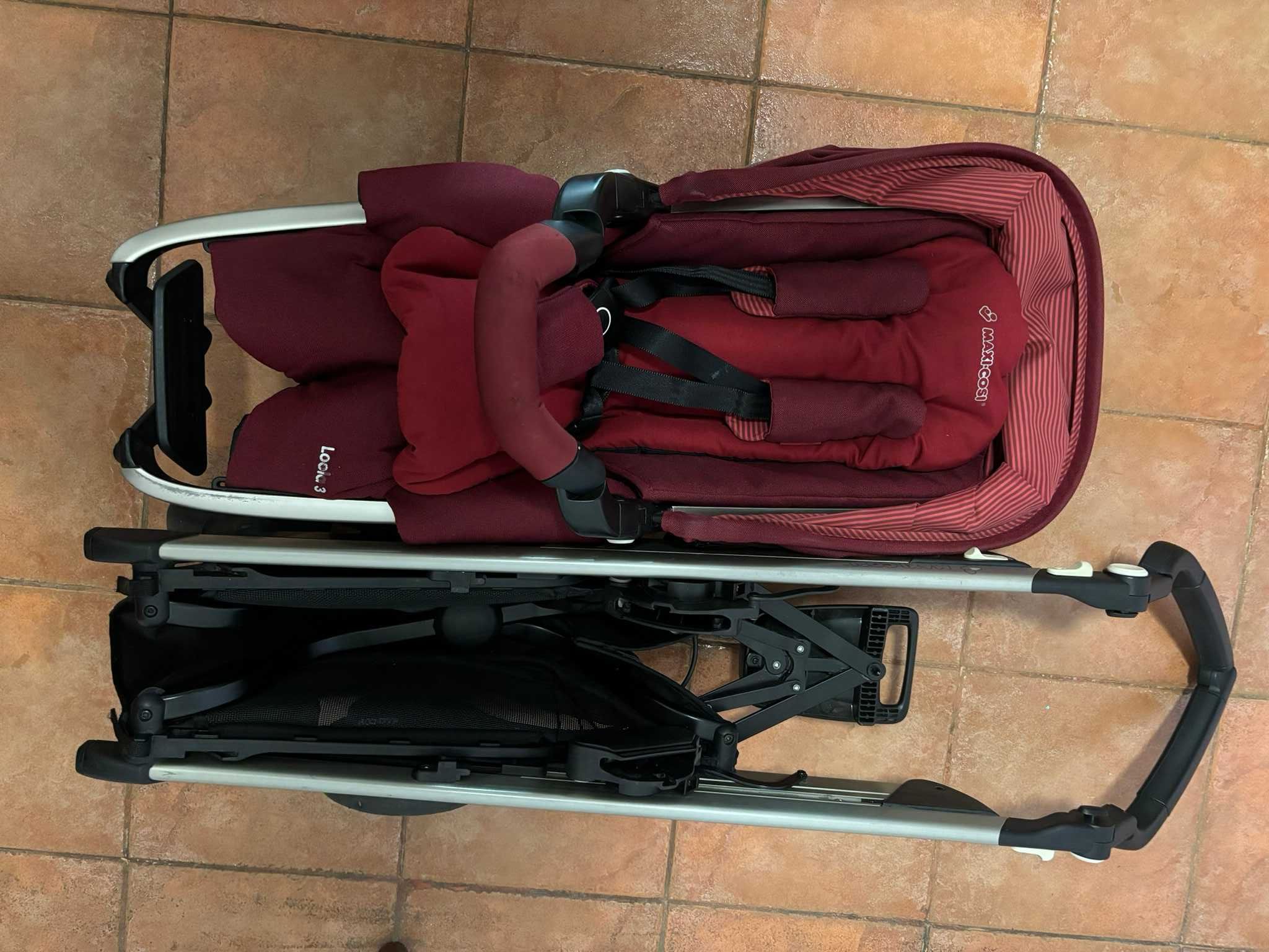 Сгъваема бебешка количка Maxi Cosi Loola-3 с кош и седалка