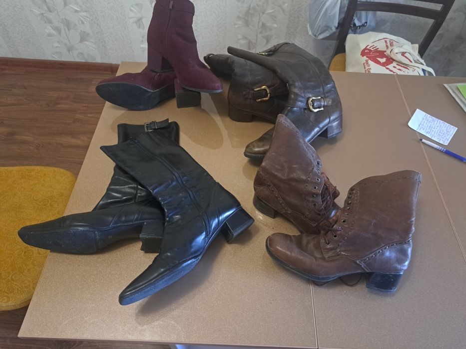 Женские сапоги тёплые и демисезонные