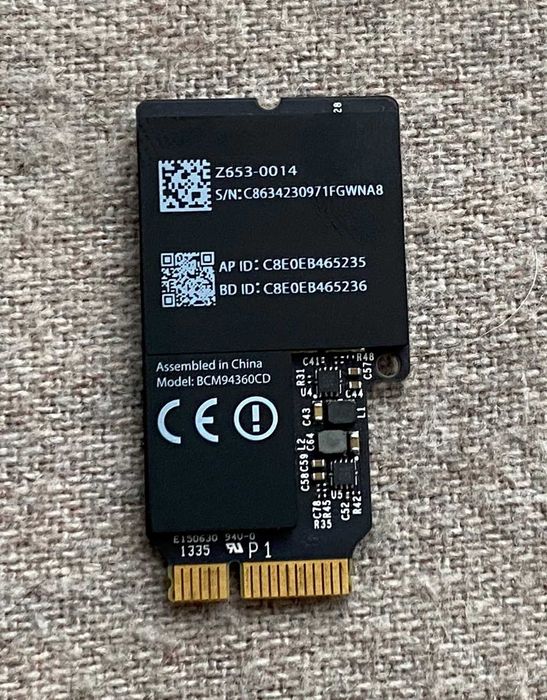 Placa modul WiFi Apple iMac A1418 A1419 aeroport Z653-0014