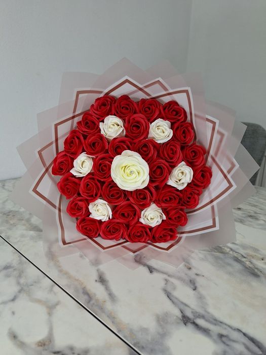 Buchet trandafiri sapun