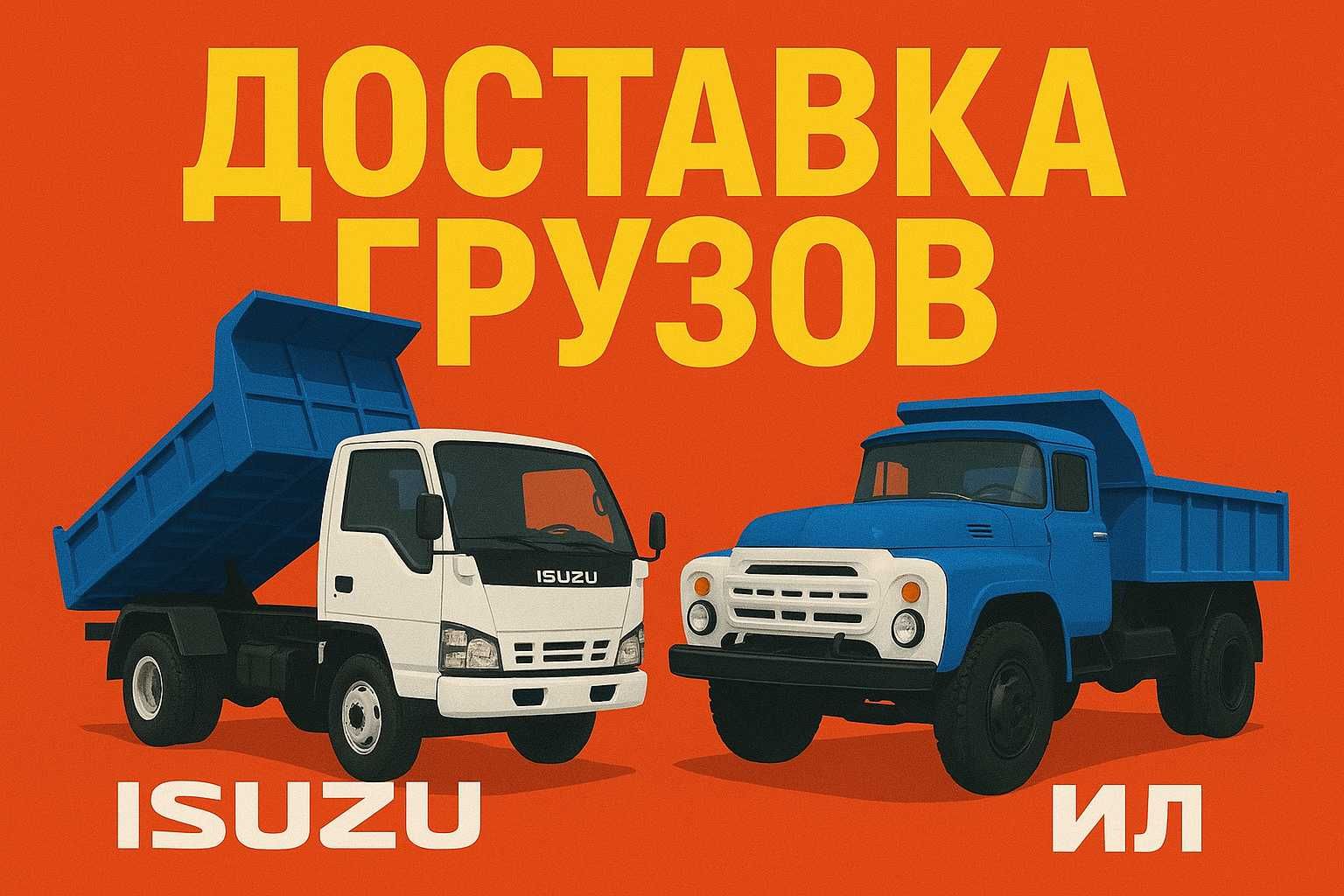 доставка грузов yuk tashish zil isuzu