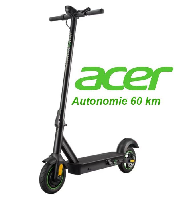 Trotineta Electrica Acer. Autonomie 60km Nouă. Garantie 24 Luni eMag
