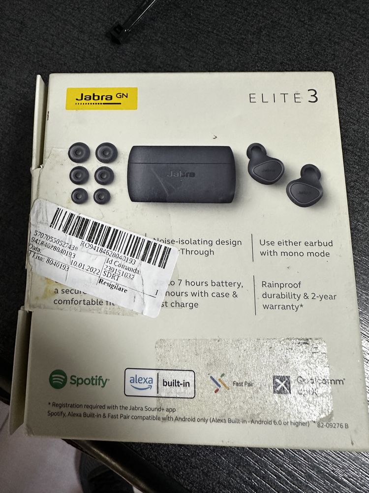 Casti Jabra Elite 3