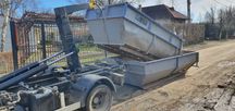 Deseuri constructii transport moloz cu bena detasabila