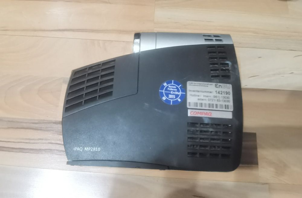 Retro mini proiector portabil Compaq IPaq MP2810 anul 2001 de colectie