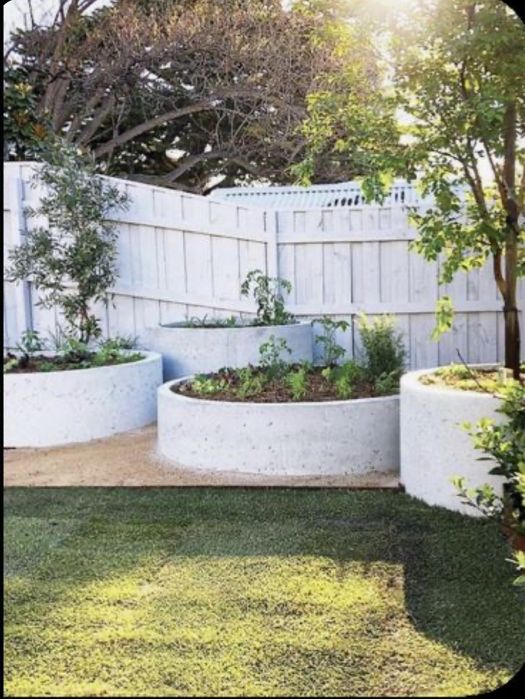 Inel beton Ø 100 cm - 50 cm înălțime - Ideal jardiniere / amenajări