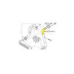 Furtun intercooler, supraalimentare Bmw Seria 3 E90/E91/92/93 2005-2013, diametru 55 mm, cauciuc, 2040PT-5