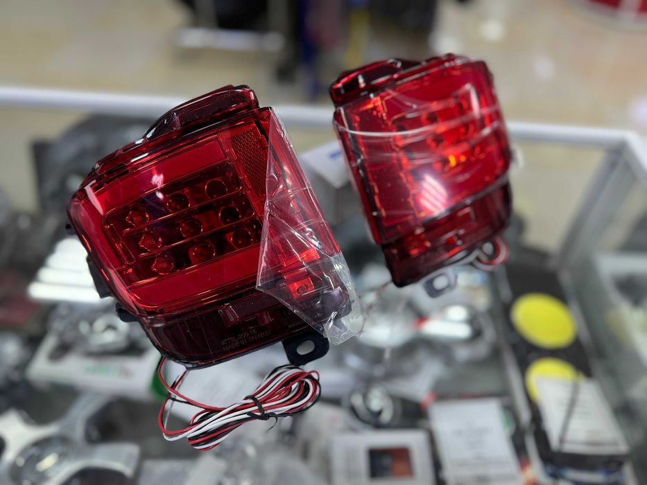 Задние противотуманные фонари на Toyota Land Cruiser 200