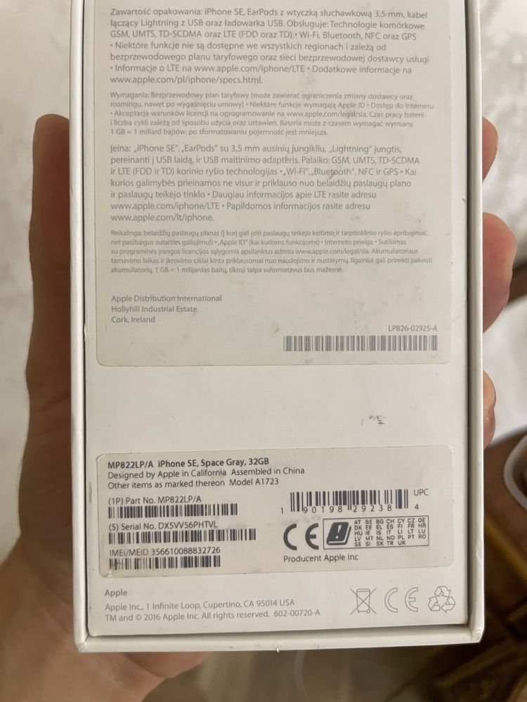 Iphone SE 32 GB.