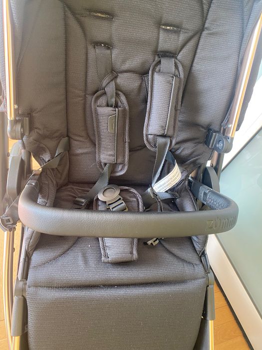 Комбинирана детска количка 3в1 Zummi - черно и златно