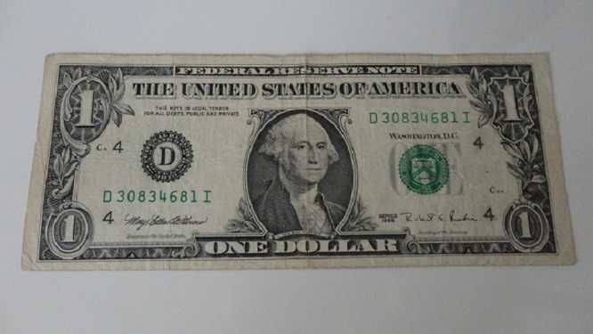 bancnota 1 dolar SUA 1995