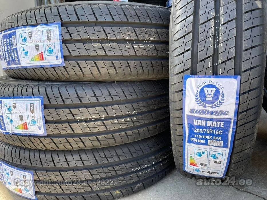 Нови летни гуми SUNWIDE 215/75 R16C 113/111R 8PR  за БУС!