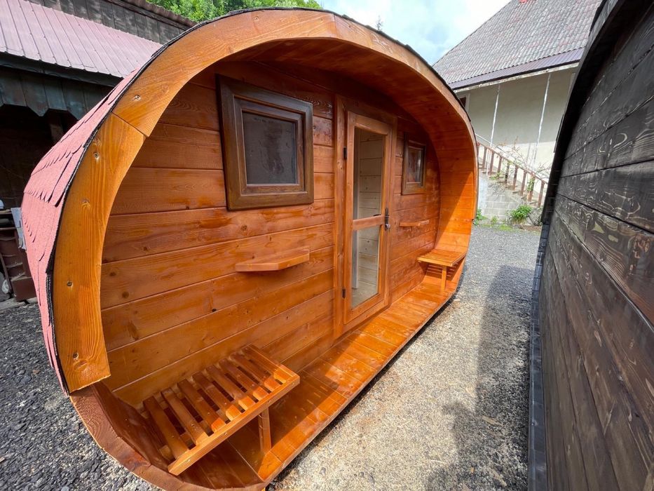 Căsuță ovală tip butoi