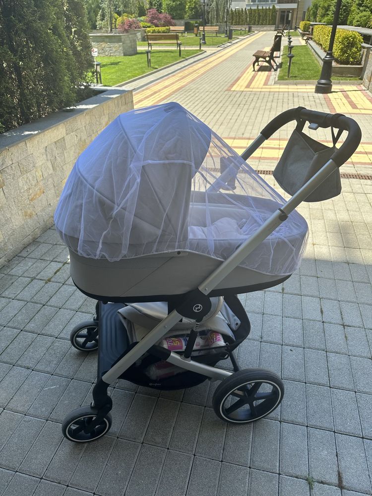 Cybex balios s lux lava grey количка