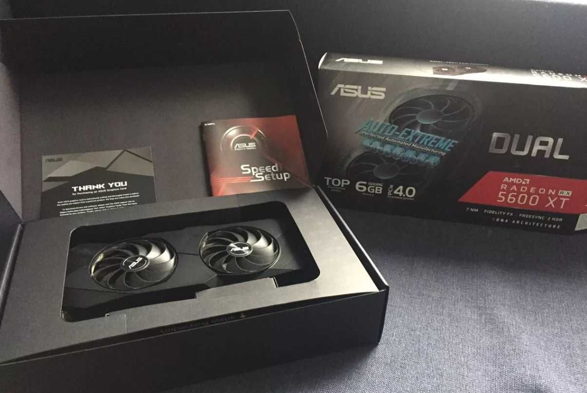 Видеокарта Asus Radeon RX 5600 XT DUAL EVO