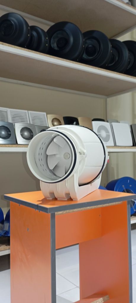 Ventilatr kanalniy shuma glyshitili  va klapinli   150∅