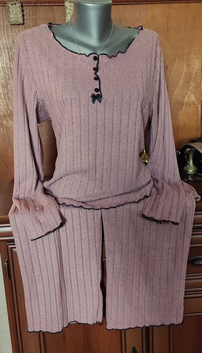 Луксозна, мека, лека дамска пижама, памук Нова 2-3ХЛ PLUS SIZE.