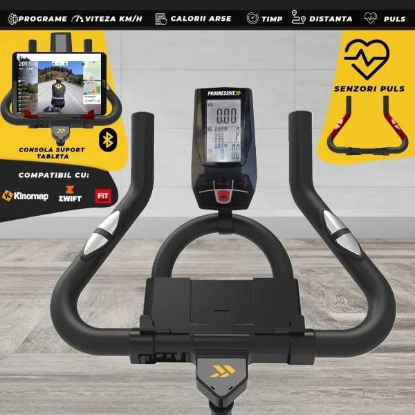 Bicicletă + aparat fitnes