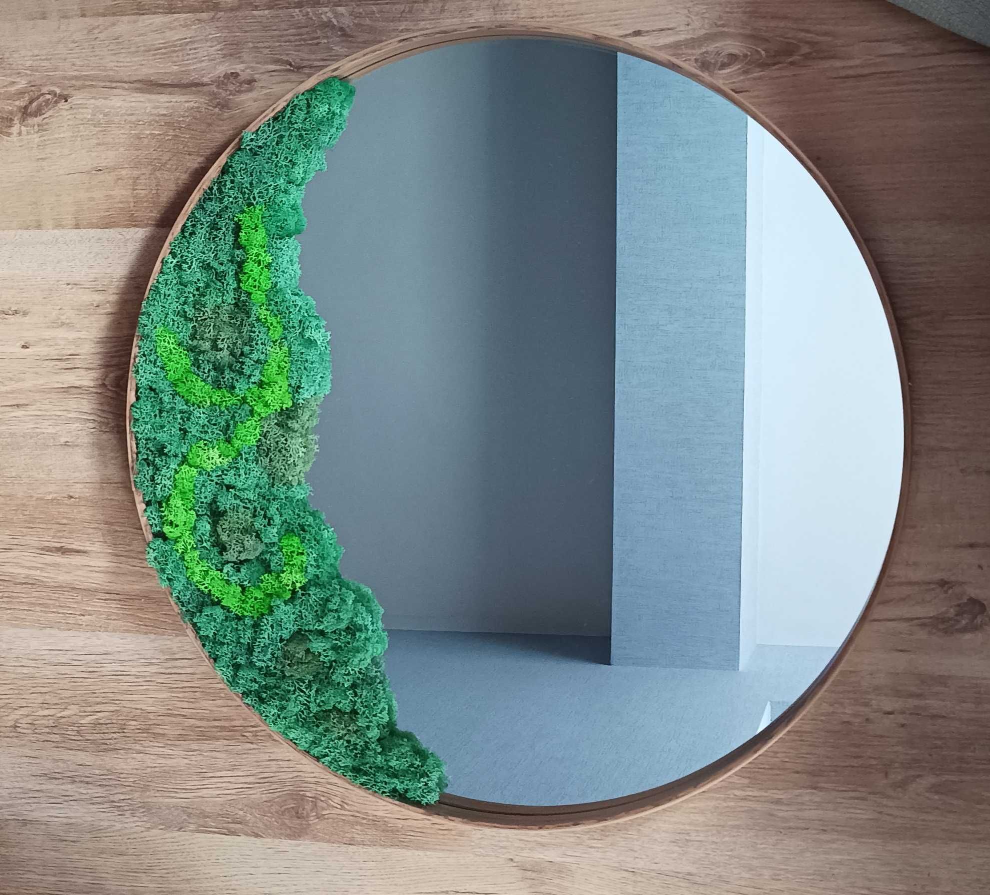 Кръгли огледала в актуална дървена /PVC рамка в цвят по Ваш избор