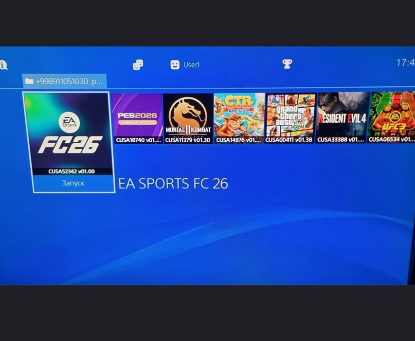 PlayStation 4 500 GB GoldHen proshifka qilingan
