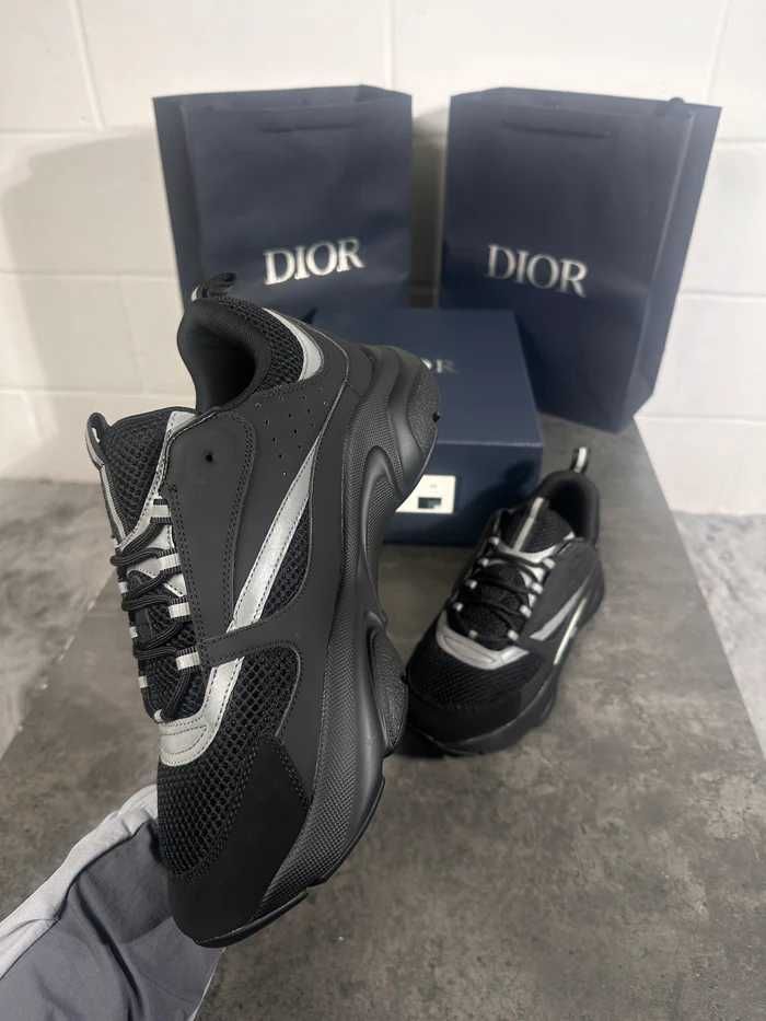 (40-46 номер) Dior B22 Classic Black (reflective)