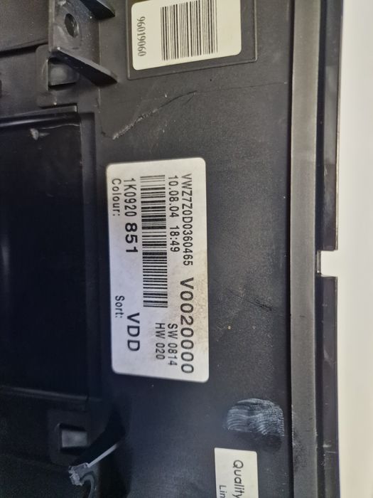 Ceasuri bord Vw golf 5 motor 1,4 tsi,Mpi