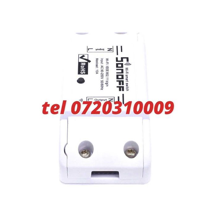 Releuswitch Wifi Sonoff Basic 10a  Functioneaza Cu Alexagoogle Hom