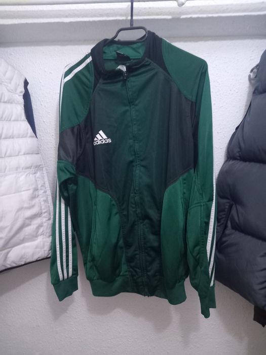 Jachetă de trening Adidas ATP VTG anii '90-'80, verde, neagră  L