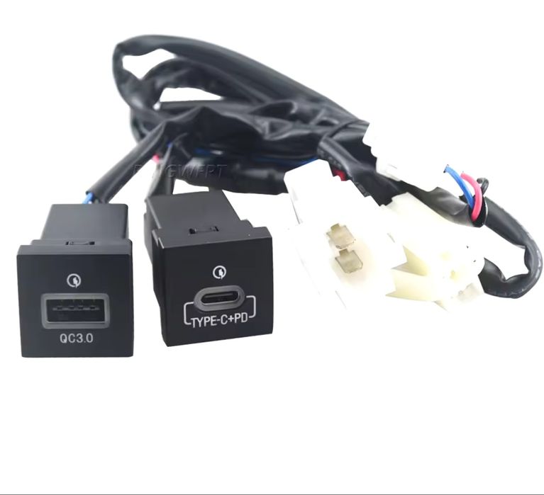 Mufe USB cu cablu  încărcare rapidă pentru VW