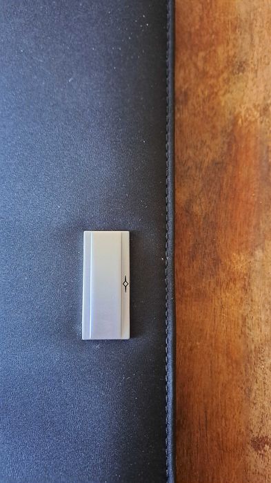 папка луксозна за документи черен с зелено с цип Марксман Marksman А4