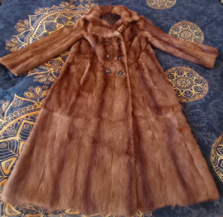 Палто от визон -цели кожи, почти ново М