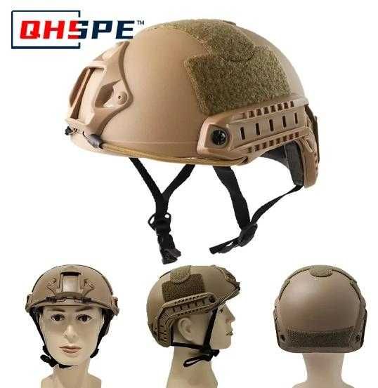 Гейминг Тактическа Еърсофт Каска с Велкро за Пачове Airsoft Gaming NVG