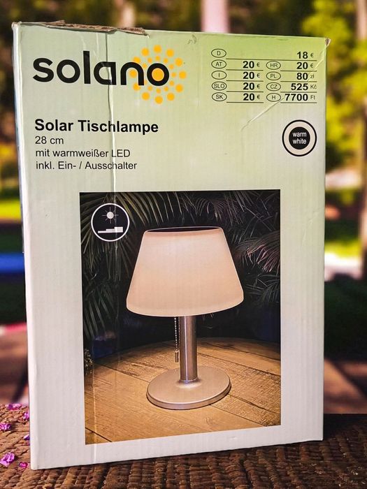 Lampa solara nou Sigilata