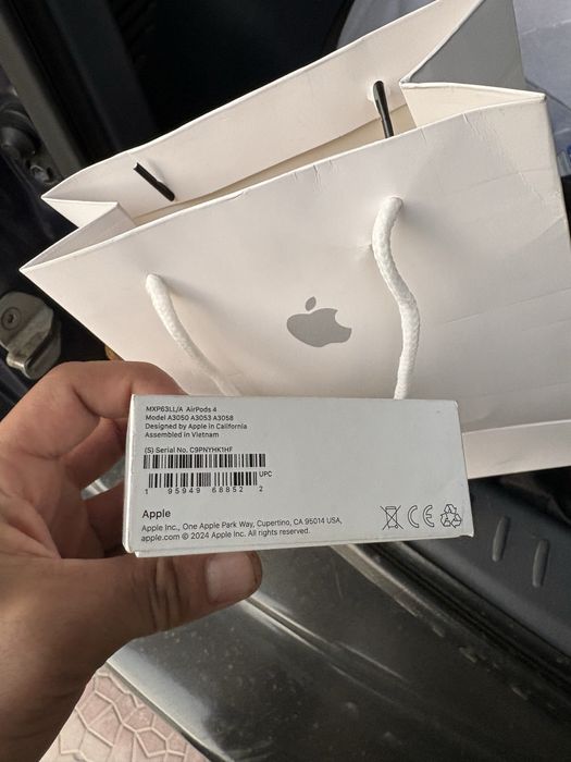 Наушники новые AirPods 4 Оригинал