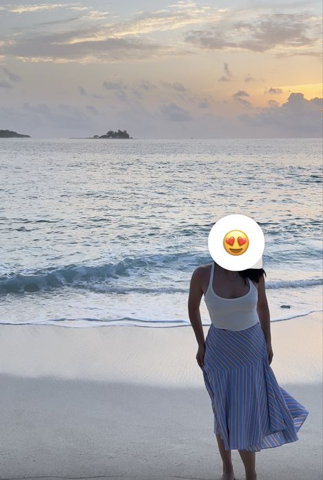 Миди юбка синего цаета