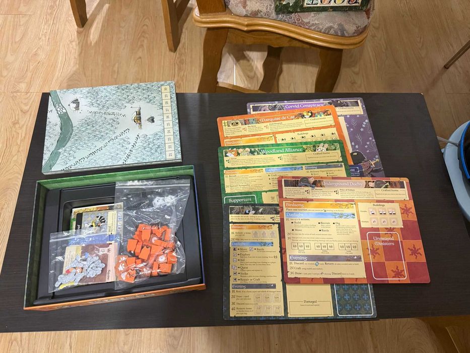 Root ( Base Game ) + The Underworld Expansion + The Partisan and Exile