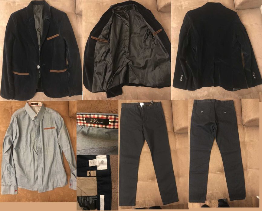 Три нови комплекта - Сака с ризи и панталони