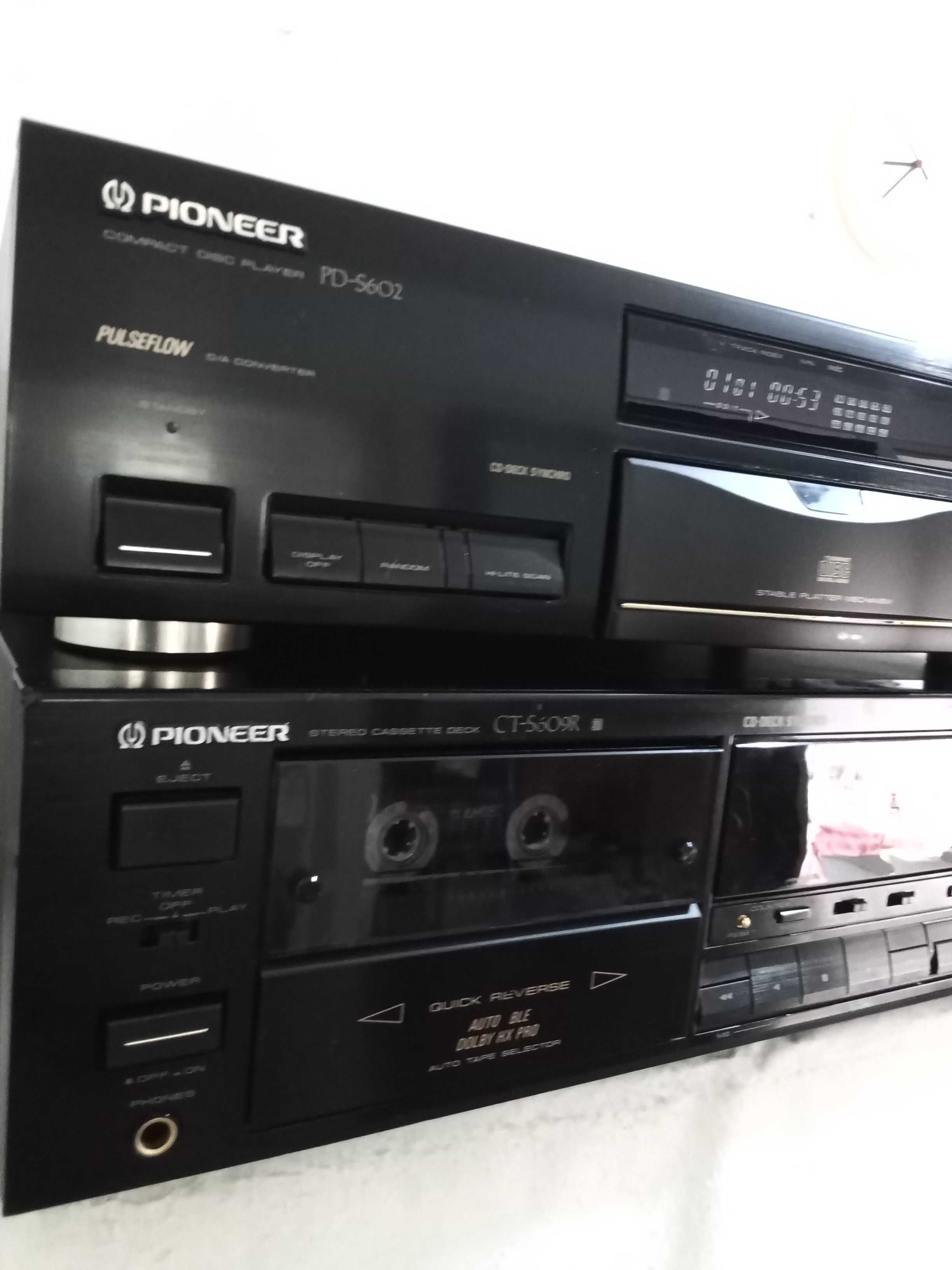 Pioneer CT S609R deck, Pioneer PD S602 cd player